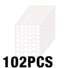 1530pcs Pink, Black, White, Blue, Purple, Green Star Pattern E-Star Face Stickers, Suitable For Photography, Parties, Gatherings And Fun Activities - Multicolor - View 18