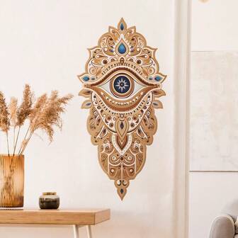 Mandala Spiritual Practice Meditation Yoga Religion Wall Stickers Decals For Bedroom Living Room Dining Room Wall Decor