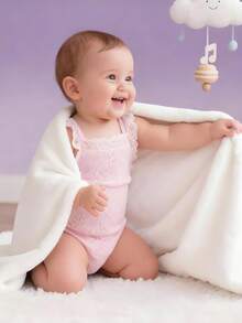 1pc Customizable Text Family Blanket, Bow Pattern, Memorial Blanket. Suitable As A Girl, Boy, Adult, Valentine's Day, Lightweight, Baby Blanket, Personalized Throw Blanket, Personalized Photo Blanket, Personalized Infant Blanket - Multicolor - View 15