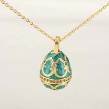 1pc 2026 Easter Egg Pendant Necklace, Vintage Religious Jewelry, Versatile Accessory, Limited Edition Holiday Egg Pendant, Exquisite Religious Belief Necklace, Great Gift, Interesting Birthday Present - Multicolor - View 2