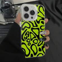 Black Shockproof Phone Case With  Helmet Pattern For IPhone 11 12 13 14 15 16promax Plus - Translucent Silver - View 3