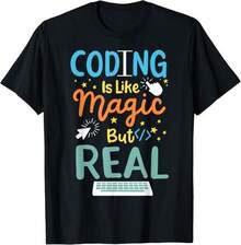Camiseta unisex de regalo de programación de ciencias informáticas Coding Coder - Negro - Ver 1