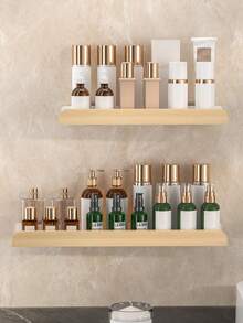Metal Wall-Mounted Spice Rack - Hanging Kitchen Spice Rack - No Drilling Required - Kitchen Storage Rack - Spice Organizer Rack - Suitable For Cabinet Doors - Can Also Be Used In Bathroom - Multicolor - View 8