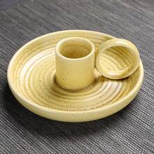 1pc Peruvian Palo Santo Incense Burner Ceramic Plate Stand, Meditation Tray For Relaxation And Spiritual - Multicolor - View 13