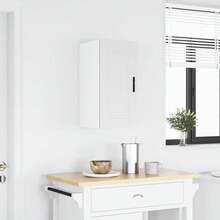 vidaXL Armario mural de cocina Porto blanc madera de ingeniería - Blanco - Ver 1