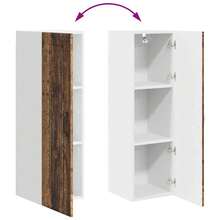 vidaXL Armadio da cucina con étagère Bois ancien 30 x 31 x 100 cm - Castano - Visualizzare 11