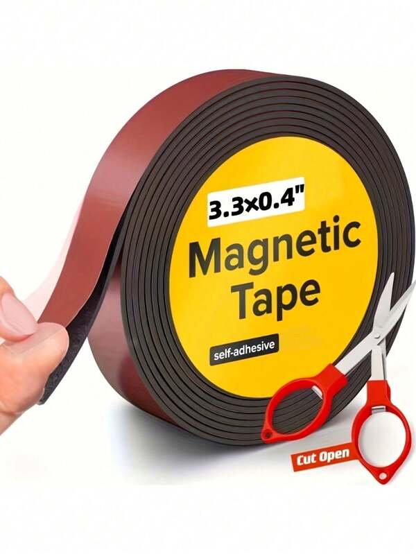 强力磁带卷，适用于DIY、白板和冰箱收纳