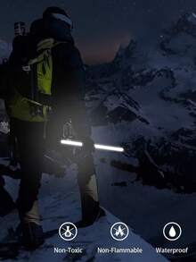 14-Inch Extra Large Size White Glow Sticks, These Super Bright Glow Sticks Can Glow In The Dark For 12 To 16 Hours. Suitable For Weddings, Wedding Decorations, Concerts, Bars, Valentine's Day, Birthdays, Festivals, Birthday Gifts, Personalized Gifts, Travel Essentials. - Snowflake White - View 4