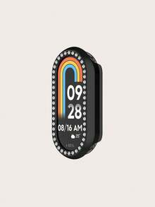 1 carcasă de protecție unisex, culoare solidă, la modă, electrolizată, TPU, pentru Xiaomi Mi Band 10, acoperire completă, anti-zgârieturi