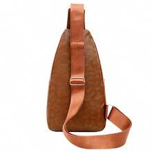 Men's Multi Layer Single Shoulder Bag Outdoor Leisure Crossbody Bag Chest Bag Black Brown Khaki - 卡其色 - 查看 5