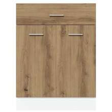vidaXL Armario de tiro "Lyon" madera artesanal 60 x 46 x 81,5 cm madera de ingeniería - Marrón - Ver 4
