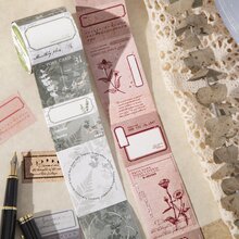 have a good day 1 Cuộn băng dính Washi trang trí chủ đề cổ điển dài 2M, nhãn dán thẩm mỹ sáng tạo, đồ dùng thủ công DIY, quà tặng ngày lễ, văn phòng phẩm học tập cá nhân hóa. - Nhiều màu - Xem 3