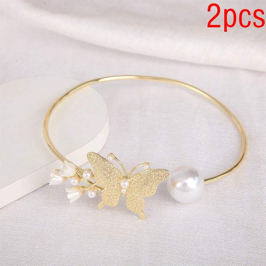 2 abrazaderas para cortinas con forma de mariposa, ajustables, decorativas, para decoración del hogar y la oficina. - Amarillo - Ver 1