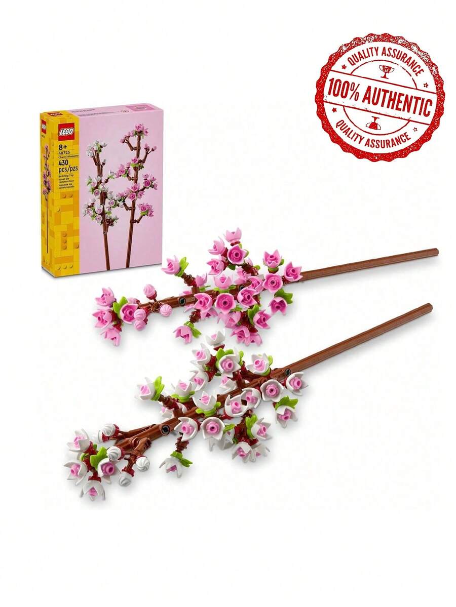 LEGO Bộ xếp hình đồ chơi hoa anh đào Botanicals - Trang trí phòng và nhà cửa, chủ đề âm nhạc/mùa cưới, quà sinh nhật hoàn hảo, quà mùa xuân cho trẻ em trai và gái từ 8 tuổi trở lên. - Nhiều màu - Xem 1