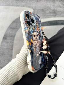 Cremefarbene Textur transparente Adler bemalte stoßfeste Cartoon Handyhülle kompatibel mit iPhone 14, 14 Pro, 14 Pro Max, 13, 13 Pro, 13 Pro Max, 11, 11 Pro Max, 12, 12 Pro, 12 Pro Max, XR, XS, 15, 15 Pro, 15 Pro Max, 16, 16 Pro, 16 Pro Max, 17, 17 Pro, 17 Air, 17 Pro Max, Galaxy S24, A04, A12, A13, A14, A23, A24, A32, A33, A51, A52, A53, A54, A72, Redmi 9, Redmi 9A - Verschiedenfarbig - Übersicht 7