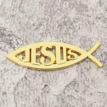 3D Metallic Jesus Fish Car Emblem - Popular Religious Car Sticker For Vehicle Decoration. High-Quality Zinc Alloy Jesus Fish Car Decal With 3D Stereoscopic Design, Visually Striking. As A Classic Christian Fish Symbol, It Perfectly Expresses Faith While Adding Personalized Charm To Your Car. Suitable For Car Body, Windows And Doors, Easy To Install Without Damaging Paint Or Leaving Adhesive Residue. - A - View 13