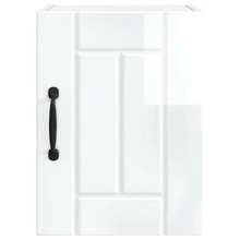 vidaXL Armoire de cuisine Blanc brillant 30 x 31 x 40 cm - Blanc - Voir 6