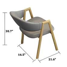 Juego de Mesa de Comedor de 5 Piezas de imitación de mármol Mesa de Cocina Moderna con 4 sillas tapizadas de PU Muebles compactos para Comedor y desayunador.cc - Blanco - Ver 3