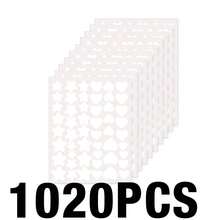 1530pcs Pink, Black, White, Blue, Purple, Green Star Pattern E-Star Face Stickers, Suitable For Photography, Parties, Gatherings And Fun Activities - Multicolor - View 20