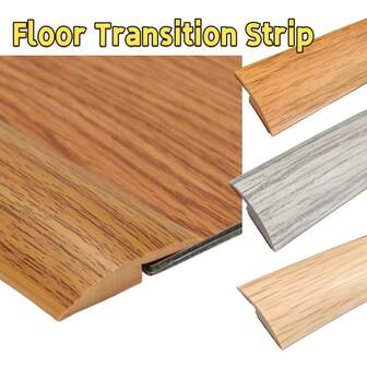 قطعة واحدة من شريط انتقال الفجوة من الأرض إلى الأرض بطول 2 متر، والذي يمكن استخدامه للانتقال من ارتفاع 3 مم إلى منخفض، مما يجعل الأرض مستوية وغير قابلة للتعثر، مقاوم للبلى ويمكن قصه، غطاء عتبة، شريط حافة من البي في سي للديكور للأبواب المنزلية