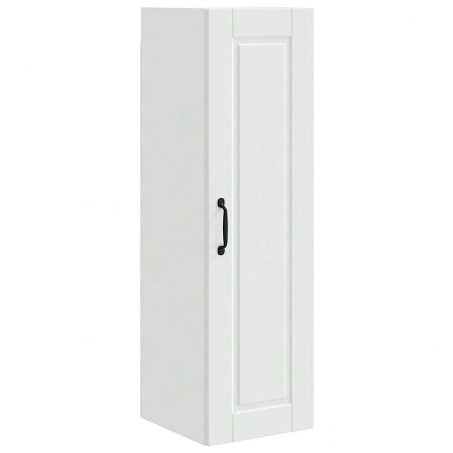 vidaXL Armoire de cuisine Blanc 30 x 31 x 100 cm Bois d'ingénierie - Blanc - Voir 1