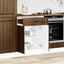 vidaXL Armadio da cucina Lucca chêne marron bois ingénierie - Castano - Visualizzare 3