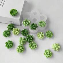 1pc Handmade Succulent Cactus Plant Silicone Mold Craft