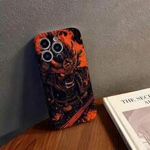Samurai Oni Mask Phone Case Rugged Cover Compatible With  16Promax 16 15 14 13 12 11 Pro Max Plus Personalized Cover, Cover Compatible With  17 Case,  17 Pro Case,  17 Pro Max Case - WHITE2 - View 8
