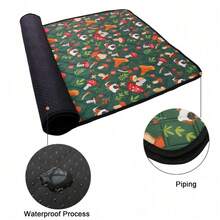 1 Pack Washable Guinea Pig Cage Liner, Reusable Guinea Pig Mat, Waterproof Super Absorbent Pee Pads For Small Animals - Multicolor - View 7