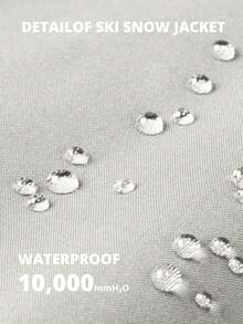 CAMEL CROWN 女士户外抓绒外套，保暖，修身，显瘦，适合徒步旅行和户外活动，时尚立领带抓绒内衬，运动服 - 輕霜白 - 查看 3