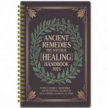2025 Edition Ancient Herbal Remedy Handbook - Herbal Encyclopedia With Plant Profiles, Medicinal Uses, And Herbal Preparation Guides - Brown And Gold Botanical Journal, Suitable Herbalists, Natural Therapists, Home Remedies, Aromatherapy - Herb And Plant Enthusiasts - Undated, Compact And Portable Design With Labeled Sections Easy Navigation - 彩色 - 查看 7