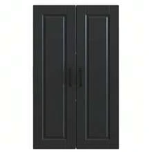 vidaXL Armoire de cuisine Noir 60 x 31 x 100 cm Bois d'ingénierie - Noir - Voir 6