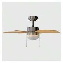Ventilador de techo reversible con 50 w de potencia y 81 cm de color blanco y madera energysilence aero 350 de Cecotec - Enchufe EU Tipo C(220-240V) - Ver 4