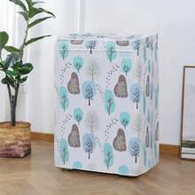 1pc PEVA Material Printed Thick Washing Machine Cover, Anti-UV, Washing Machine Drum Cover, Women's Day, Travel Essentials, Wedding Favors, Y2k, Bedroom, Car Accessories Women, Kitchen Decor, Wedding, Y2k, Party - Multicolor - View 7