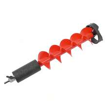 SENDERPICK Replacement Part Ice Fishing Auger Ice Drill Auger Nylon Ice Fishing Auger - Red - View 1