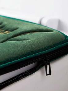 1件北欧风马桶座套，带把手、拉链、刺绣图案、柔软马桶垫，通用型马桶座套，浴室拉链式掀盖，防水可水洗，浴室装饰