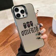 Skeleton Pattern Phone Case, Full Lens Protection, Phone Accessories Compatible with iPhone 16 15 14 13 12 11 XS Max XR X Plus Pro Max, Case - Durchscheinend schwarz - Übersicht 6