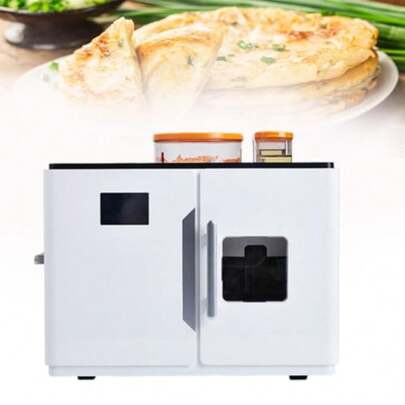 mhjRoti Maker Machine Totalmente automática visualización táctil inteligente omelette y cocina de pan plano hace 8 piezas a la vez ideal para Chapati Pita y panqueques 110 V/220 Vsleeping Bags