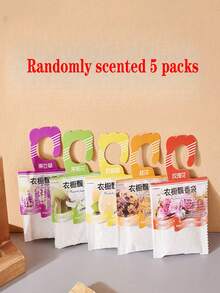 10/5/1pc Wardrobe Fragrance Sachet, Deodorizing, Anti-Mold And Anti-Insect, Hanging Design, Floral Scent, Refreshing, Bedroom Fragrance Sachet, Long-Lasting Aroma, Valentine's Day Gift - Multicolor - View 9