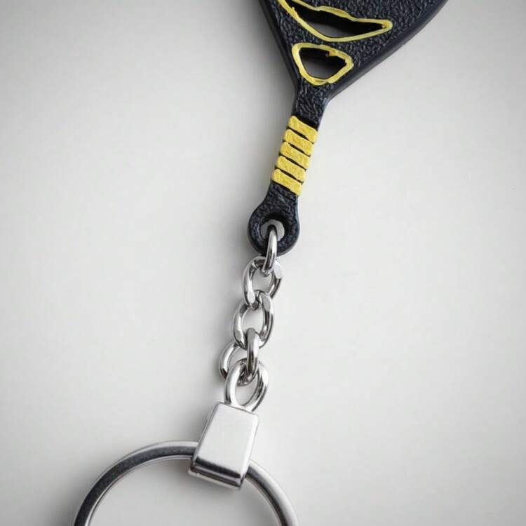 TendenciaLlavero Pala Padel |   Mini Pala Padel |   Pala Padel Cupra NegroCalidad premium - Negro - Añade 11