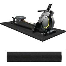 Treadmill Rowing Machine Mat For Carpet Floors 84x36,Adapted To Yosuda Rowing Machine,1/4 Thick Mat For Hardwood Floors, For Under Treadmill On Carpet,Exercise Equipment Mat,Noise Shock Absorption,37687692 - 淺粉色 - 查看 2