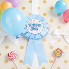 Instant Celebration Upgrade Kit, Ready-To-Use Badge & Corsage For Birthdays & Special Events - Rose-red Girl - View 3