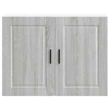 vidaXL Armadio murale da cucina Porto sonoma gris wood d'ingénierie - Grigio - Visualizzare 6
