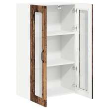 vidaXL Mobile da Cucina Murale con Porte Bois Ancien 60 x 31 x 100 cm - Castano - Visualizzare 5