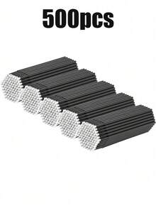 Mini Eyelash Brush, Brow Brush Suitable For Eyelash Extensions, Lint-Free Lip Micro-Applicator Brush, Mascara Brush, Teeth, Nails, Eyeliner And Personal Care (50/100/200/500pcs) - Multicolor - View 10