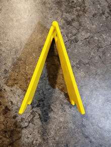 Señal de advertencia de vómito de gato/perro de 4 pulgadas, decoración de alerta de vómito divertida, adorno de escritorio creativo impreso en 3D para el hogar, la oficina y el aula - Multicolor - Ver 5