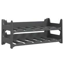 Estante para vinos Independiente estantes de Almacenamiento para exhibición de vinos para el hogar la Cocina Estante para vinos para 12 Botellas PP apilablecc - como en la foto - Ver 2