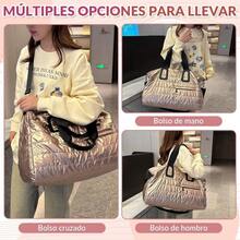 mhjLukovee Bolsa Deportiva Mujer Impermeable Maleta Deportiva Gran Capacidad Bolsa de Viaje con Neceser Mochila Gym Mochilas deportivas Separado en Húmedo y Seco Bolsa para Gimnasio Yogasleeping Bags - 219153821 - Ver 7