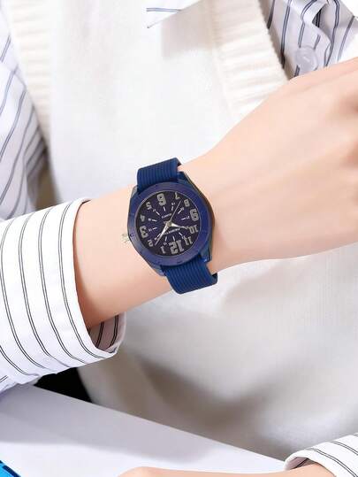 1pc Women's Casual Affordable Quartz Watch With Unique Style, Suitable For Daily Wear