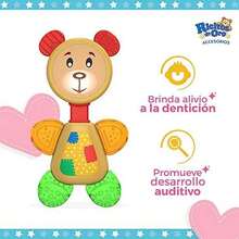 Ricitos de Oro Sonaja Mordedera Ricitos De Oro, color, 1 count, pack of/paquete de - / - Ver 4